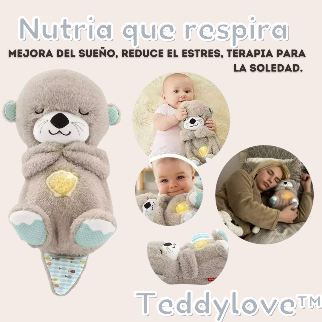 Teddylove™ | Peluche nutria que respira y tiene musica