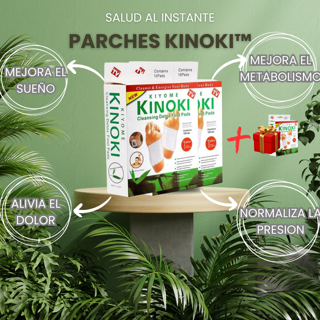 PARCHES KINOKI™ | 20 PARCHES + 10 DE REGALO🎁