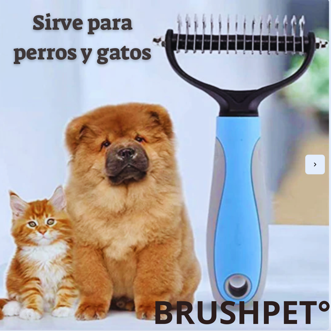 BRUSHPET°| Cepillo corta nudos para mascotas