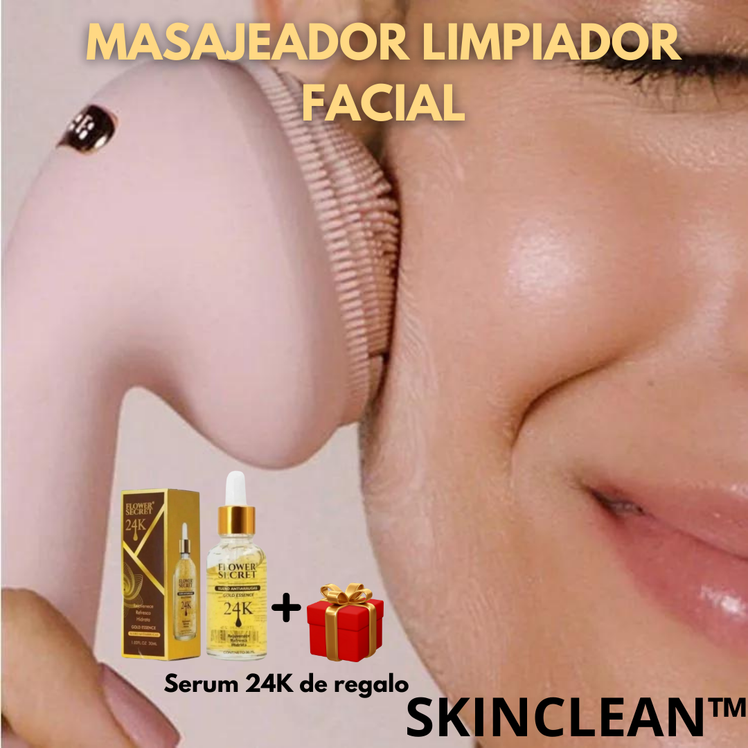 SKINCLEAN™ | Limpiador Masajeador + Serum de regalo🎁