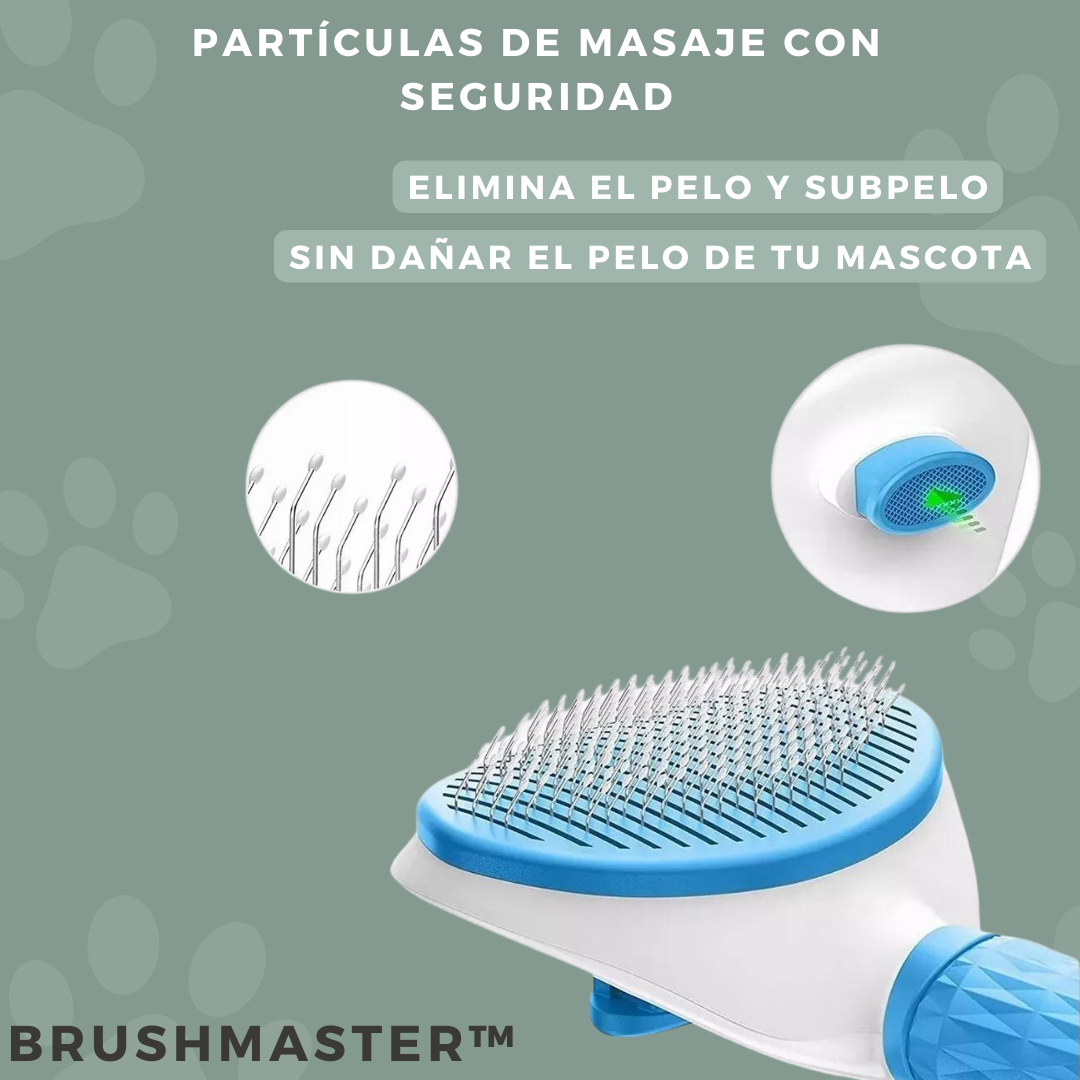 BRUSHMASTER™ | Cepillo con boton de limpieza