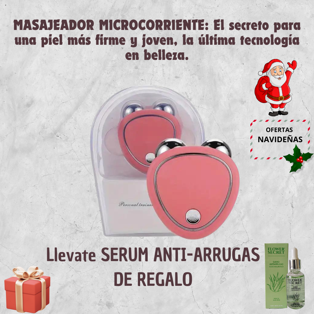 SKINFACE°| MASAJEADOR MICROCORRIENTE + SERUM ANTI-ARRUGAS DE REGALO🎁🎁