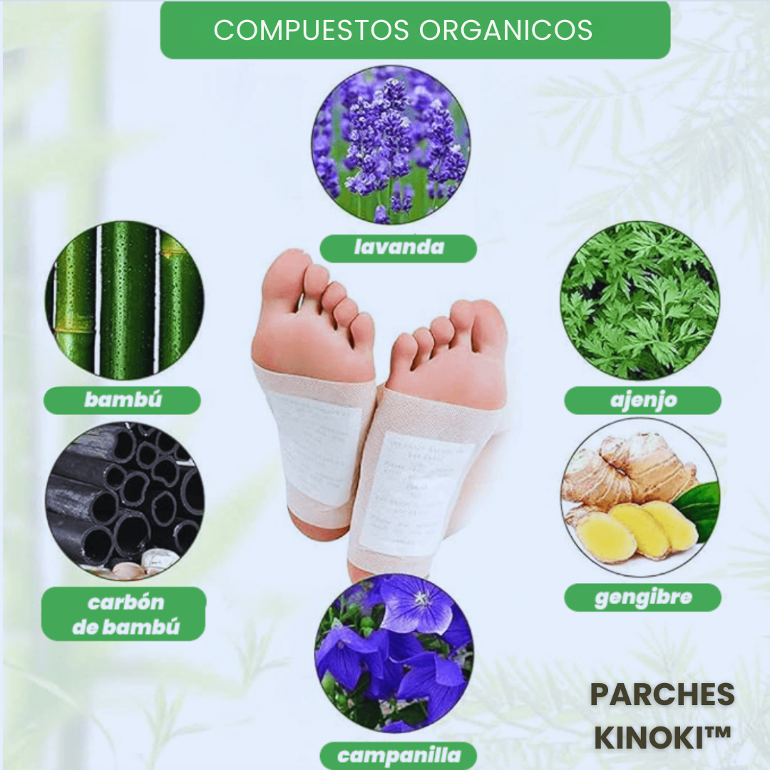 PARCHES KINOKI™ | 20 PARCHES + 10 DE REGALO🎁