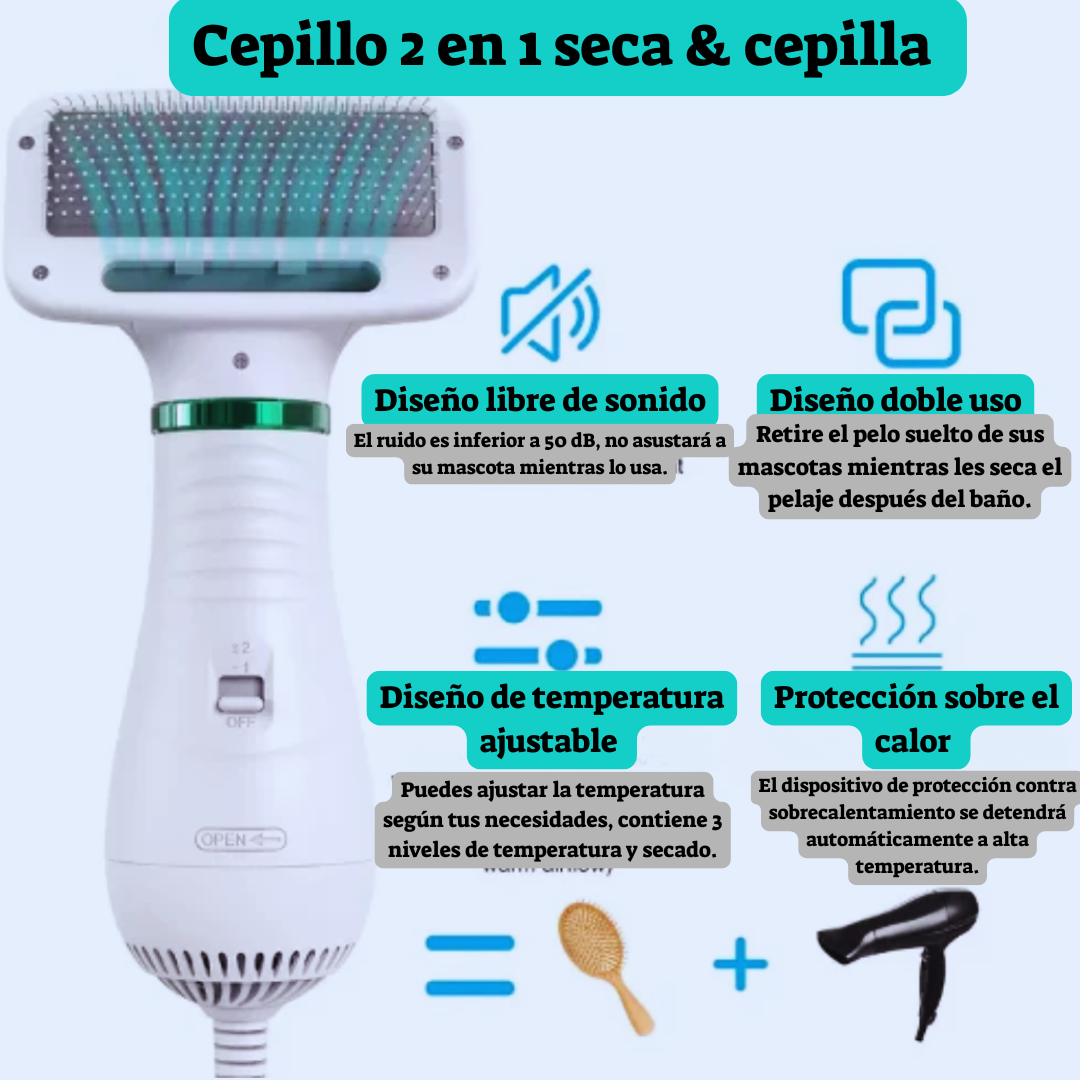 COMFORTDRYER°| CEPILLO SECADOR DE MASCOTA