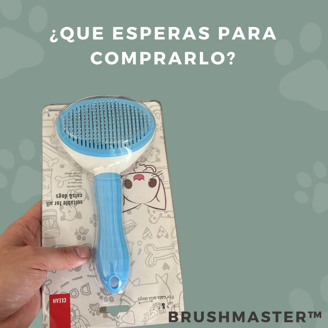 BRUSHMASTER™ | Cepillo con boton de limpieza