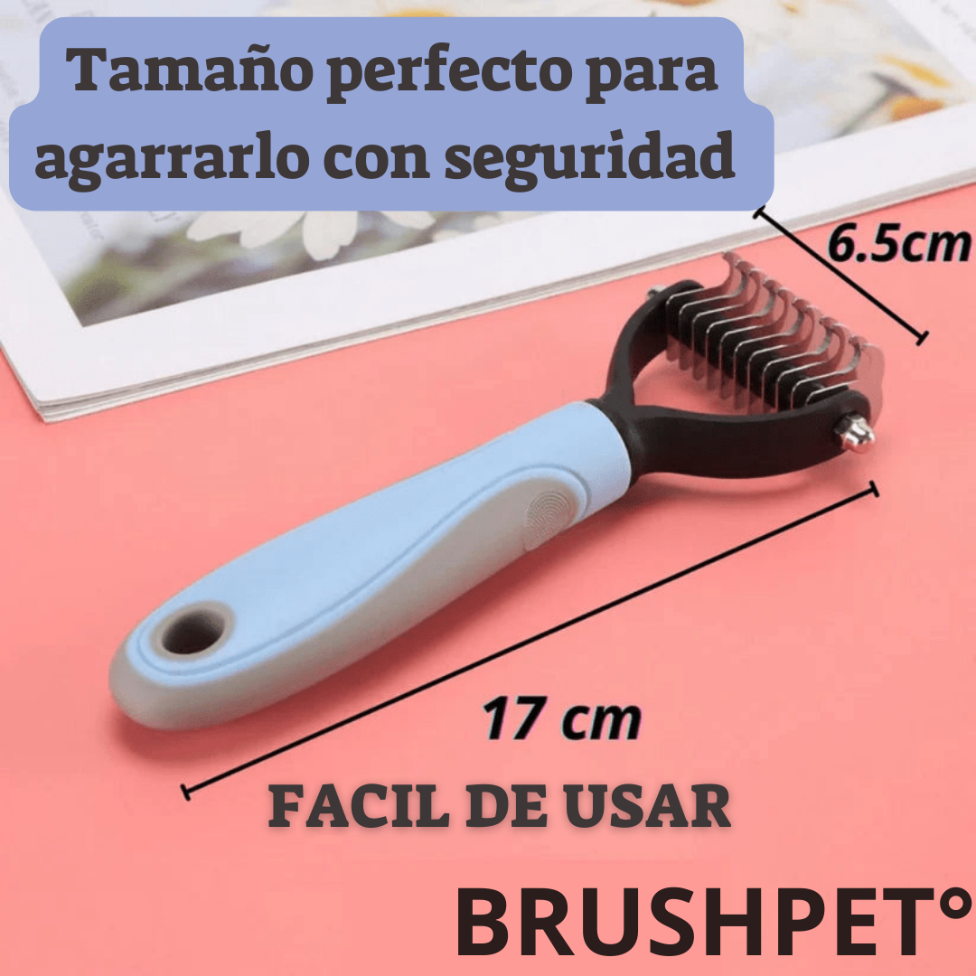 BRUSHPET°| Cepillo corta nudos para mascotas