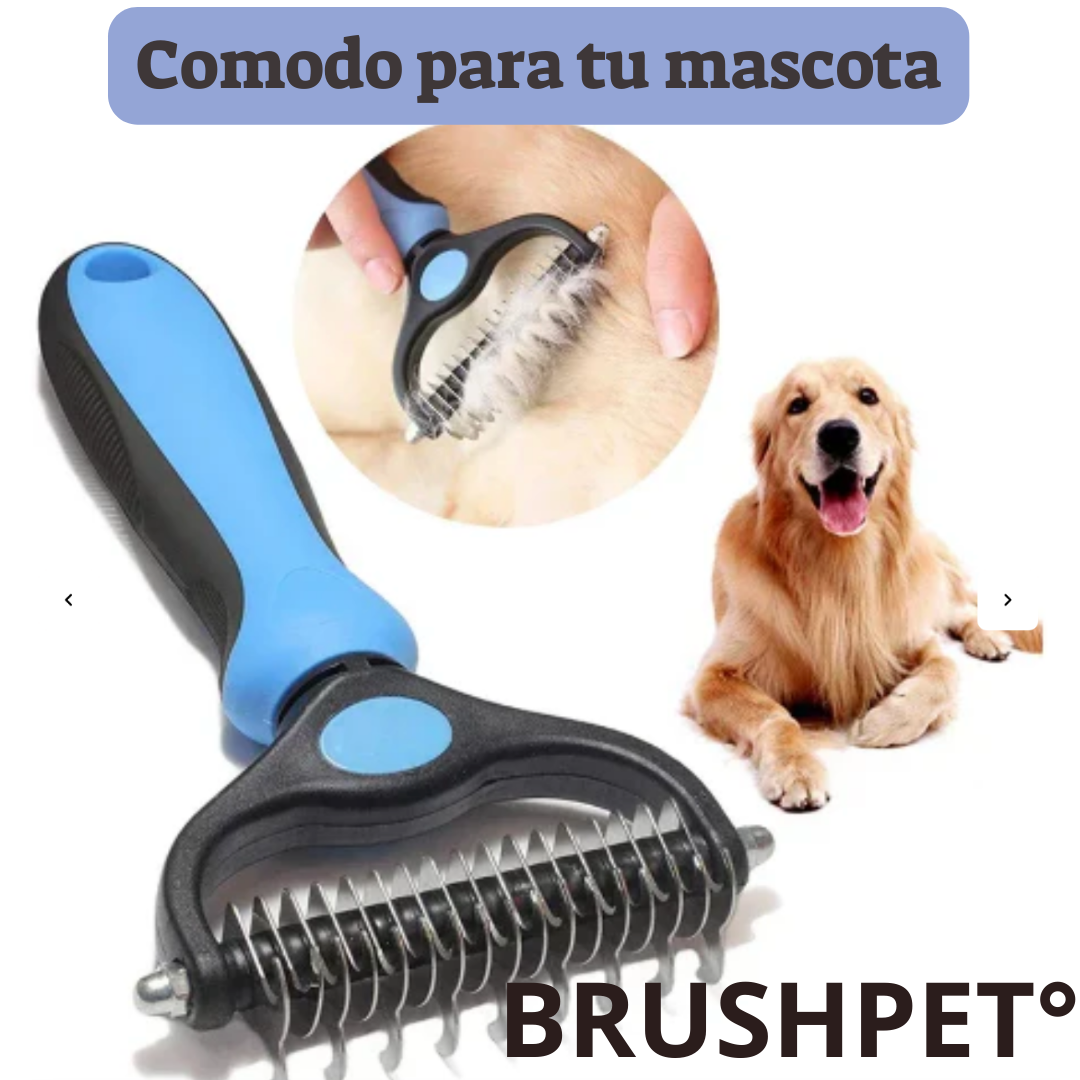 BRUSHPET°| Cepillo corta nudos para mascotas