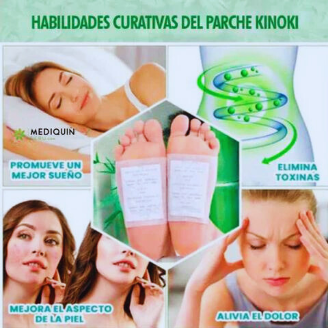 PARCHES KINOKI™ | 20 PARCHES + 10 DE REGALO🎁