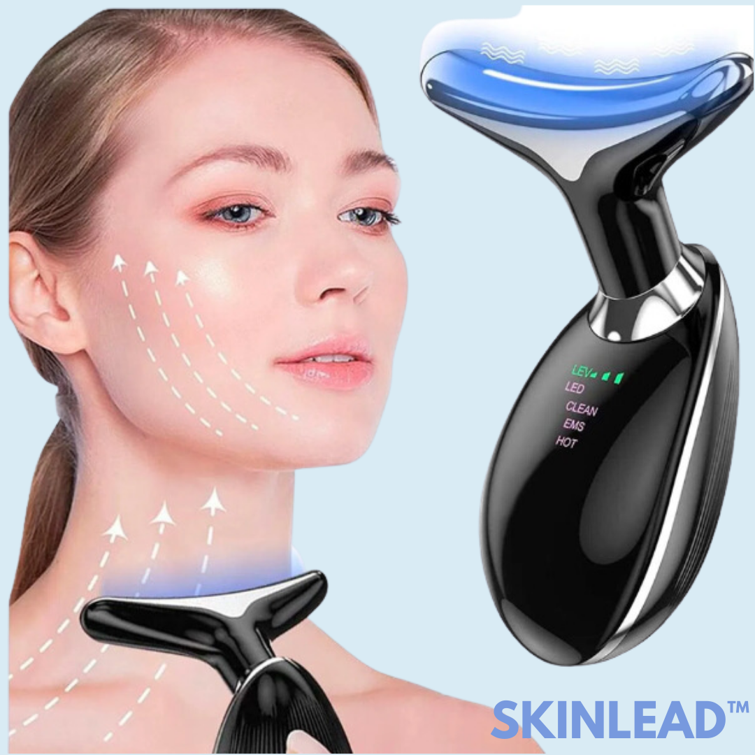 SKINLEAD™ | MASAJEADOR FACIAL Y CUELLO CON LED