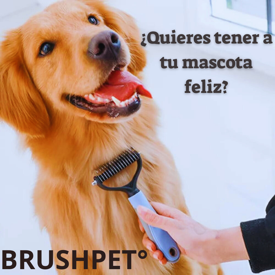 BRUSHPET°| Cepillo corta nudos para mascotas